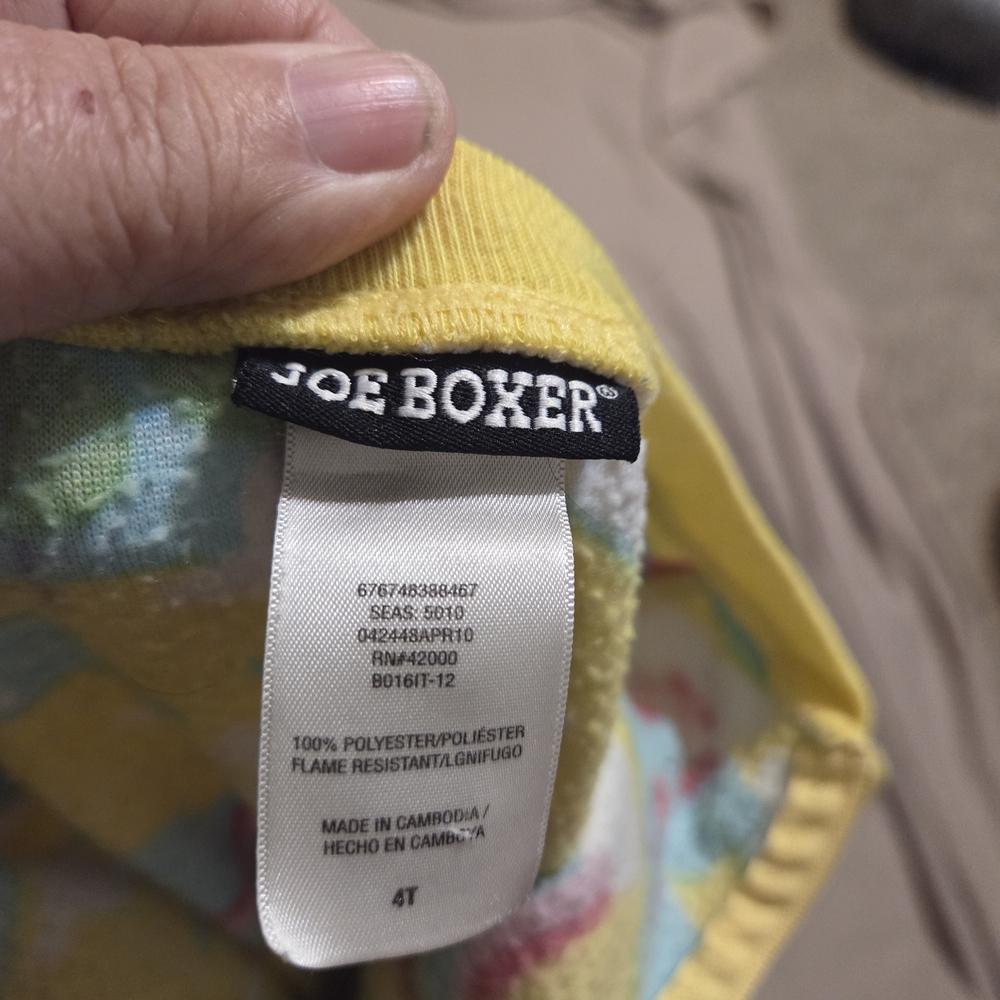 Joe Boxer Kids Yellow Bottoms